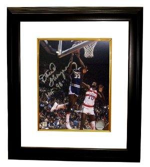 David Thompson Autographed Photo - Denver Nuggets NBA 8x10 HOF 96 Custom Framed - Autographed NFL Photos