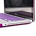 Macbook Pro 13 Case, GMYLE 4 in 1 Deep Purple Frosted Hard Case - Sleeve Bag and Keyboard Cover - Clear Screen Protector - (not fit for 13 Macbook Pro with Retina display)