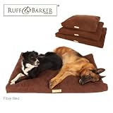 Ruff & Barker� XL Extra Large Dog Bed - BROWN Faux Suede Duvet Dog Beds - Large Dogs (50")