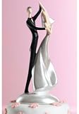 Review Yacanna  / Caucasian Dancing Couple Wedding Cake Topper