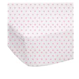 Fitted Pack N Play (Graco) Sheet - Pink Stars... by sheetworld
