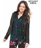 Aeropostale Womens Quilted Motorcycle Jacket