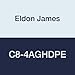 Eldon James C8-4AGHDPE Antimicrobial High Density Polyethylene Reduction Coupler, 1/2" Hose Barb to 1/4" Hose Barb (Pack of 10)