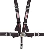 IMAGE OF G-Force 6000BK Black 5-Point Pull-Down Latch and Link Individual Shoulder Harness Set