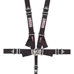 G-Force 6000BK Black 5-Point Pull-Down Latch and Link Individual Shoulder Harness Set