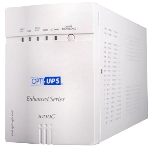 OPTI-UPS ES1000C Enhanced Series 8-Outlet Line Interactive Uninterruptible Power Supply (700W, 1000VA) OPTI-UPS ES1000C Enhanced Series 8-Outlet Line Interactive Uninterruptible Power Supply (700W, 1000VA)