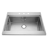 American Standard 11SB.253383.073 Appliance 3-Hole Stainless Steel Drop-In 33-Inch x 25.50-Inch Single Bowl Kitchen Sink