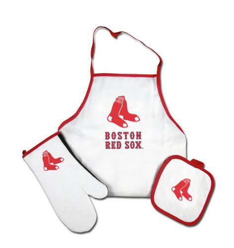 Boston Red Sox Tailgate & Kitchen Grill Combo Set