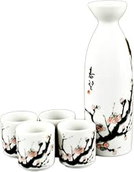 Cherry Blossom Japanese Sake Set
