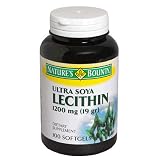 Nature's Bounty Ultra Soya Lecithin, 1200 mg, 100 Softgels (Pack of 4)