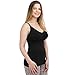 Kindred Bravely Simply Sublime Maternity & Nursing Tank with Built-in Bra (Black, Medium)