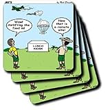 Rich Diesslins Funny KNOTS Scouting Cartoons - Airlifting Food - Jamboree Lunches - Coasters