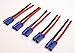 Lot(5) EC5 Male Connector Adapter 10CM 10awg Wire for RC ESC Charger Side
