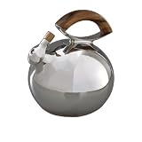 Nambe Bulbo Kettle, Stainless Steel and Wood Best Deals