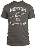 Vintage Distressed Norton Electrician Tri-Blend T-Shirt