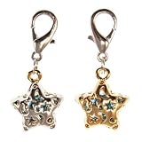 A Two-tone Star Bell Charm (A Bell with Two Different Looks)