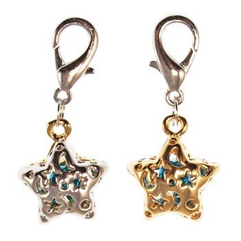 A Two-tone Star Bell Charm (A Bell with Two Different Looks)