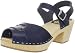 Swedish Hasbeens Women's Peep Toe High Clog
