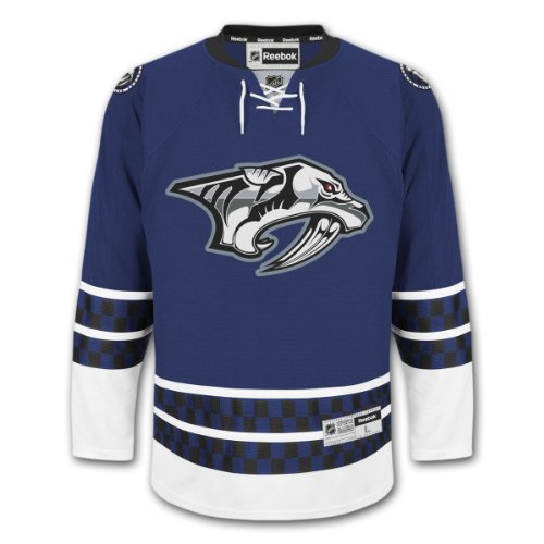 Nashville Predators Reebok Premier Replica Alternate NHL Hockey Jersey Size M