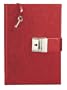 The Secret Diary Journal, Lined, Key and Lock Closure, Red, (2011 Edition)