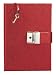 The Secret Diary Journal, Lined, Key and Lock Closure, Red, (Improved Edition)