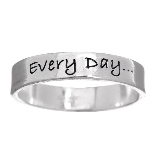 Sterling Silver Every Day is Earth Day Ring
