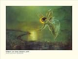 John Atkinson Grimshaw (Spirit of the Night) Black Wood-Mounted Art Poster Print - 24