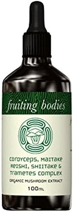 Fruiting Bodies Mushroom Extract - 100Ml - Cordyceps, Maitake, Reishi, Shiitake & Trametes Complex