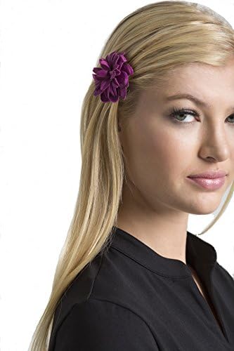 RenWalla Women's Leather Flower Clip Turquiose