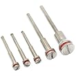 5 Rotary Mandrels Jewelers Sanding Tools fits Dremel