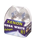 Unitec 77782 Hauptscheinwerferlampen H1 Xenon MegaWhite 12V 55W 2er Set