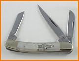 German Bull Stockman Folding Knife Cracked Ice Handles Made in Germany