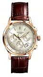 Sekonda Rose Gold Plated Brown Leather Strap Watch