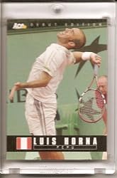 2005 Ace Authentic Luis Horna Peru #96 Tennis Card - Mint Condition - In Protective Display Case