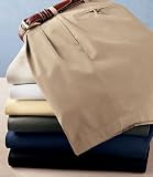 Traveler Cotton Shorts Pleated-Front.