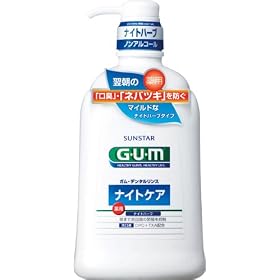 GUM �f���^�������X �i�C�g�P�A 900ml