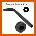 Bondhus 48332 Tamper Resistant Hex L-Wrenches, Set of 8