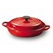 Le Creuset Cast Iron Shallow Casserole, Cerise, 30 cm