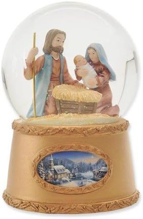 Thomas Kinkade Holy Family Water Globe