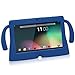 WOVTE 7 Inch Silicone Rubber Gel Soft Skin Case Cover for 7 A13 Dual Core Q88 Tablet - Deep Blue