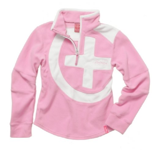Plusminus Fleecepullover Kinder, rose