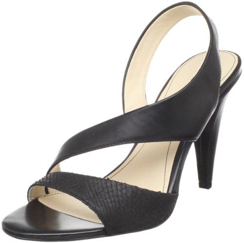 Calvin Klein Women's Audrey Fish Slingback Sandal,Black,9 M US