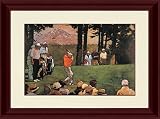 Palmer Teeing Off Prints Golf