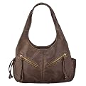 Bueno Washed Double Handle Shopper - Chocolate