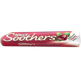 Halls Soothers Cherry Flavour with Real Juice Pack Of 20x45g Tubes