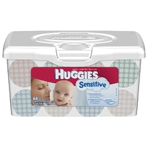 Huggies Gentle Care Sensitive Baby Wipes, 64-Count Popup Tub (Pack of 8)