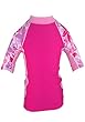 Seaside UV Sun Protective Short-Sleeve Girls Sun Shirt (Rashguard, UPF 50+)