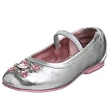 Hello Kitty Toddler 9T381 Flat,Silver,8 M US Toddler