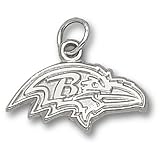 LogoArt Baltimore Ravens Sterling Silver Charm