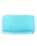 Crocodile Designer Inspired Multi Zipper Wallet Wristlet